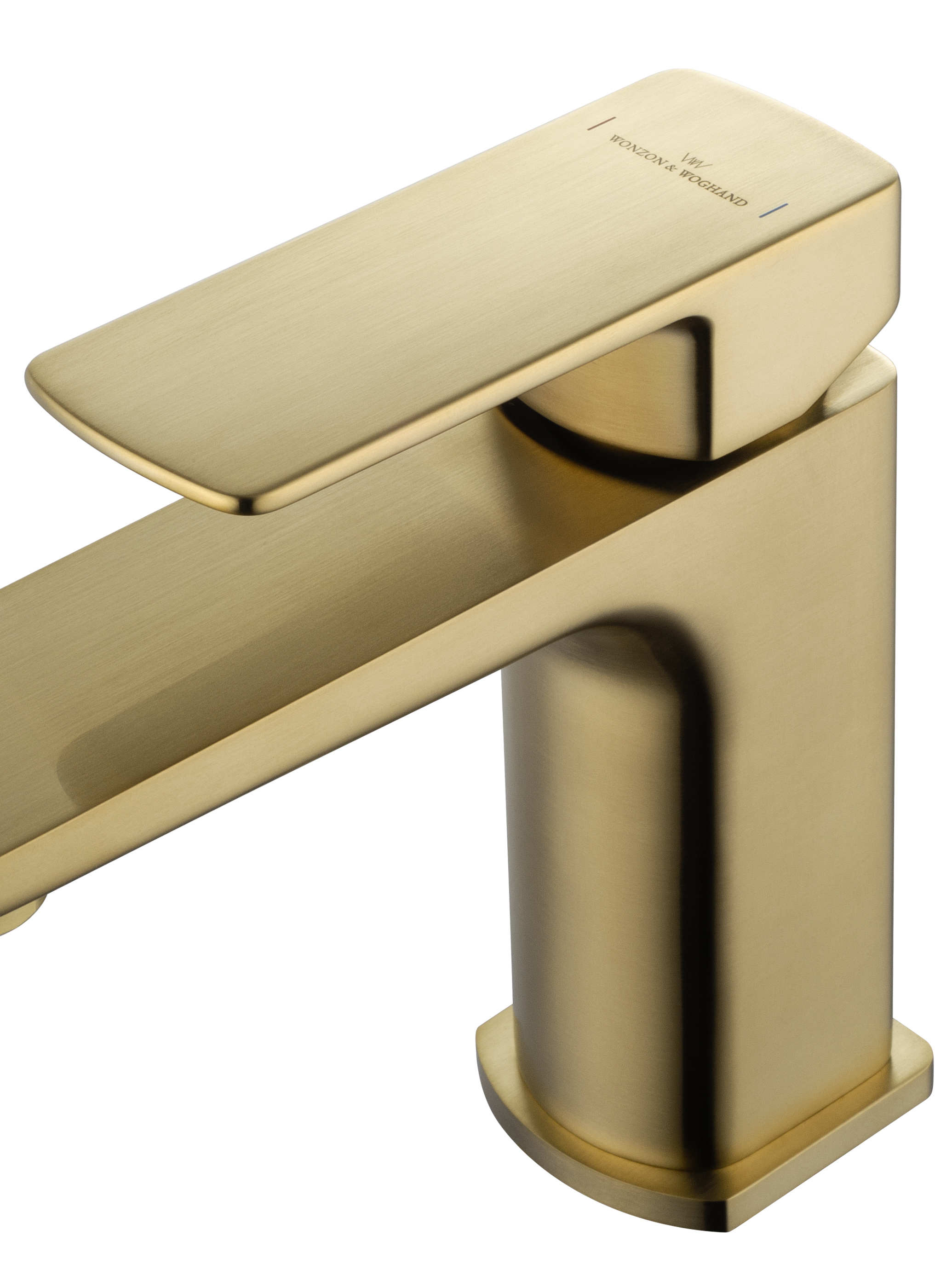 Смеситель для раковины WONZON & WOGHAND EDGE, Брашированное золото WW-88139003-BG