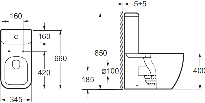 Унитаз-компакт BelBagno Alpina