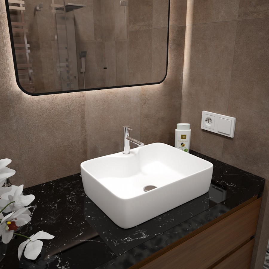 Раковина накладная Alpen Modern S ALP2450310 48 см