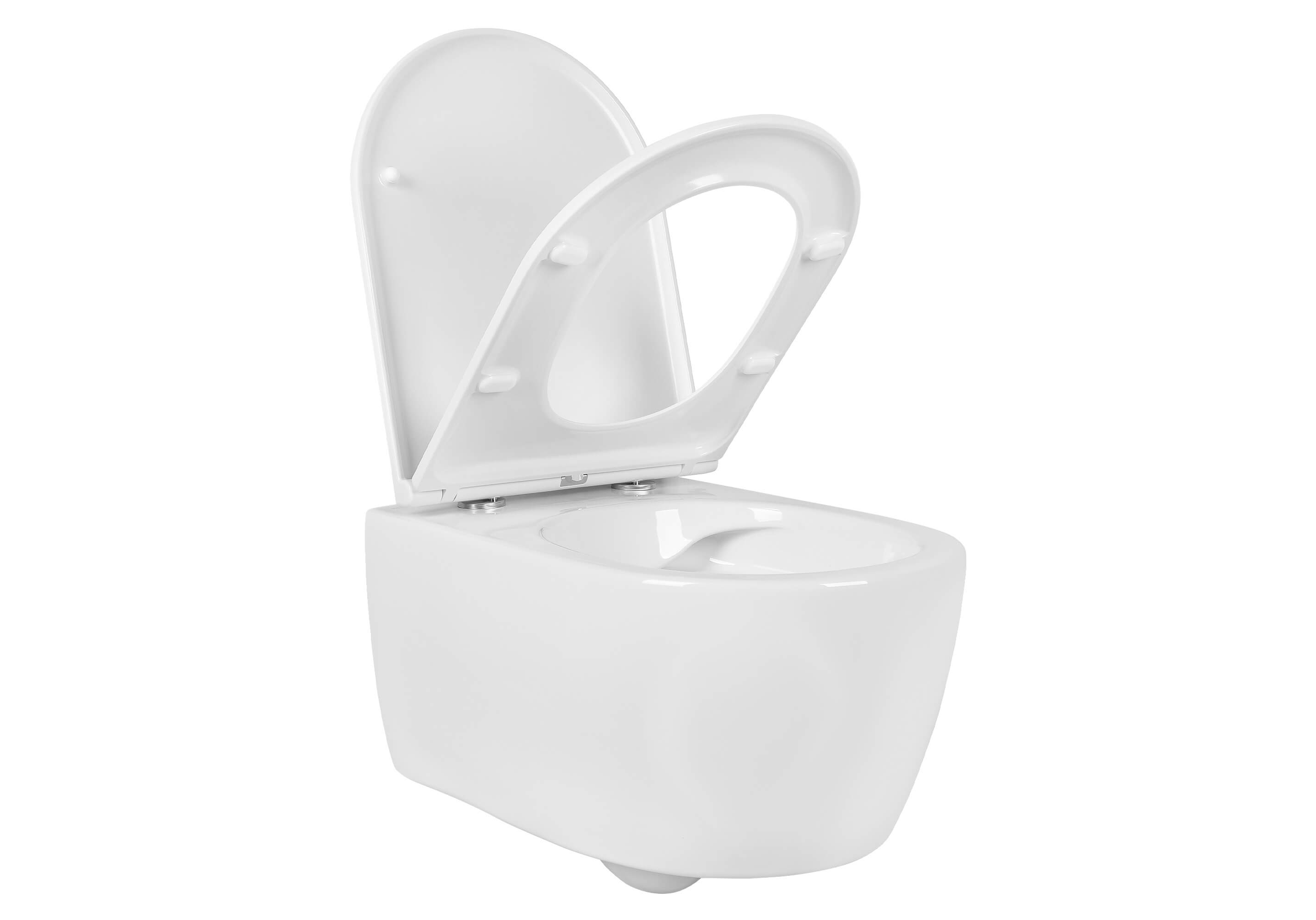 Унитаз подвесной безободковый Aquatek Европа AQ1106-00 с сиденьем Soft Close