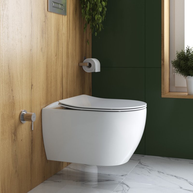 Унитаз подвесной безободковый Cezares COMFORT CZR-191-TH