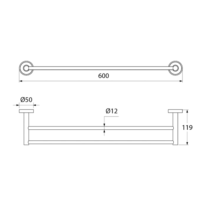 Полотенцедержатель Iddis Calipso CALSB20i49