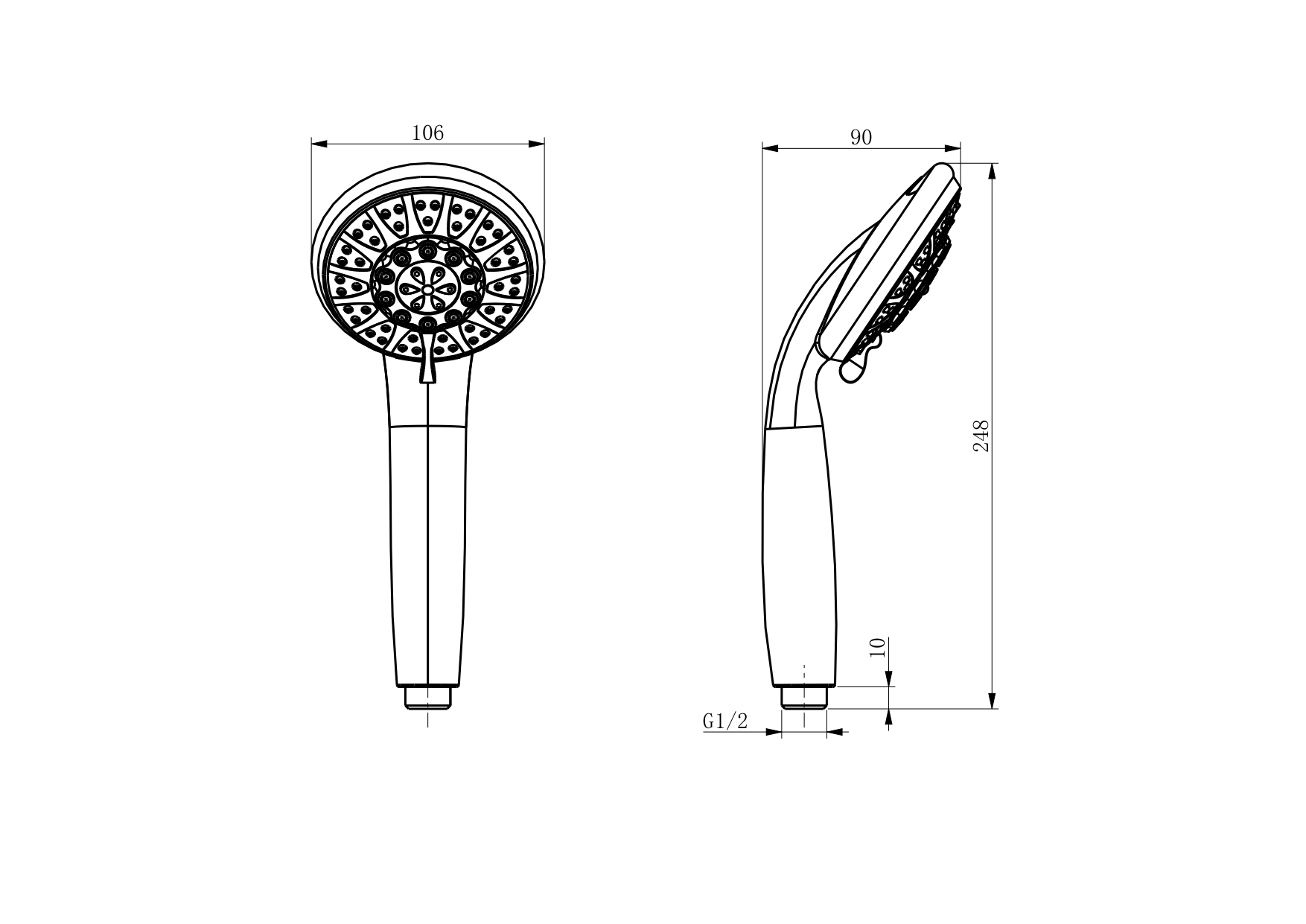 Душевая лейка D&K DC1101101