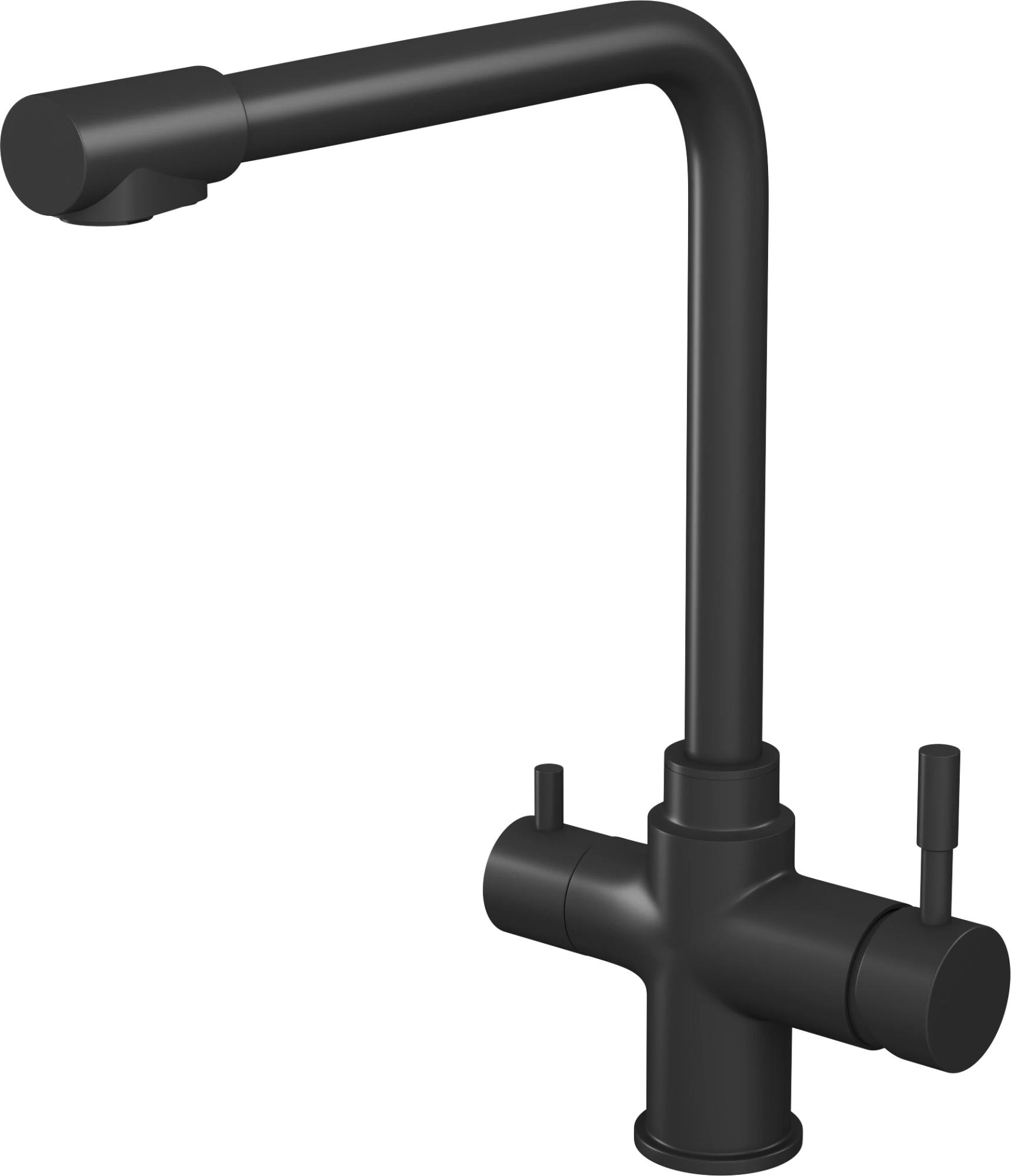 Смеситель для кухни Rush MS9035-33Black Черный