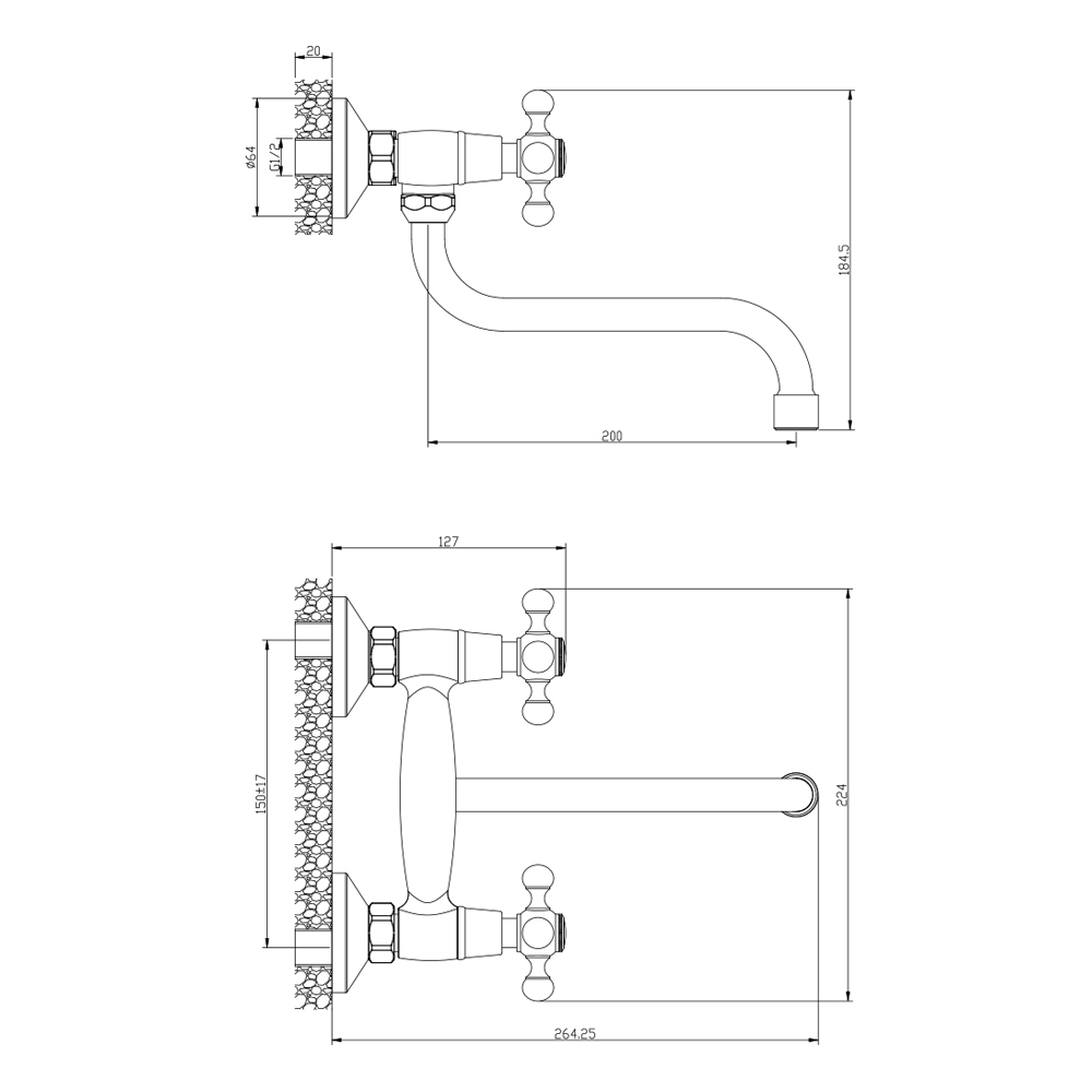 Смеситель для кухни Olive's Girona 01410GR