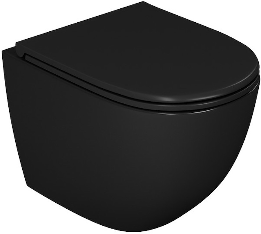 Унитаз подвесной с инсталляцией, сиденьем и клавишей смыва D&K Matrix DS1392502