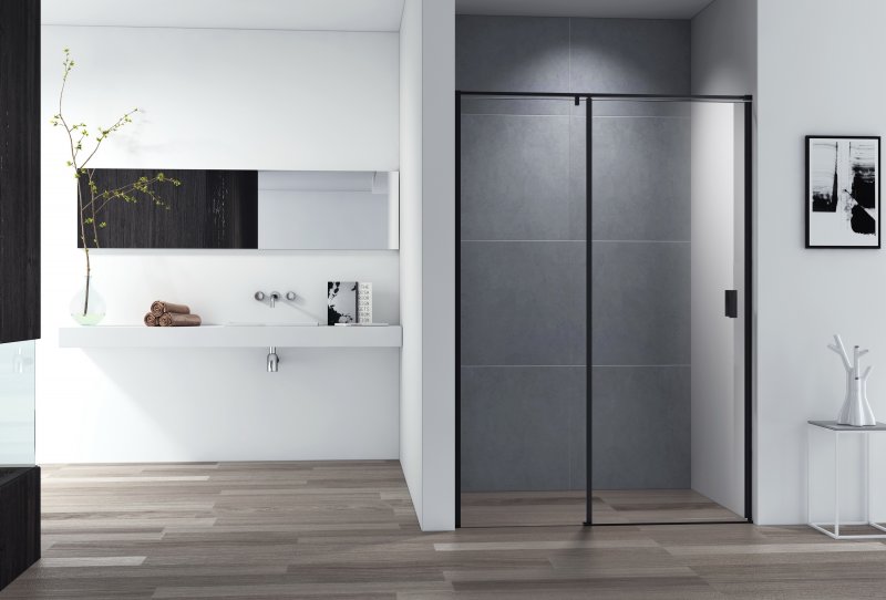 Душевая дверь Cezares URBAN-B-12 150х195 черный