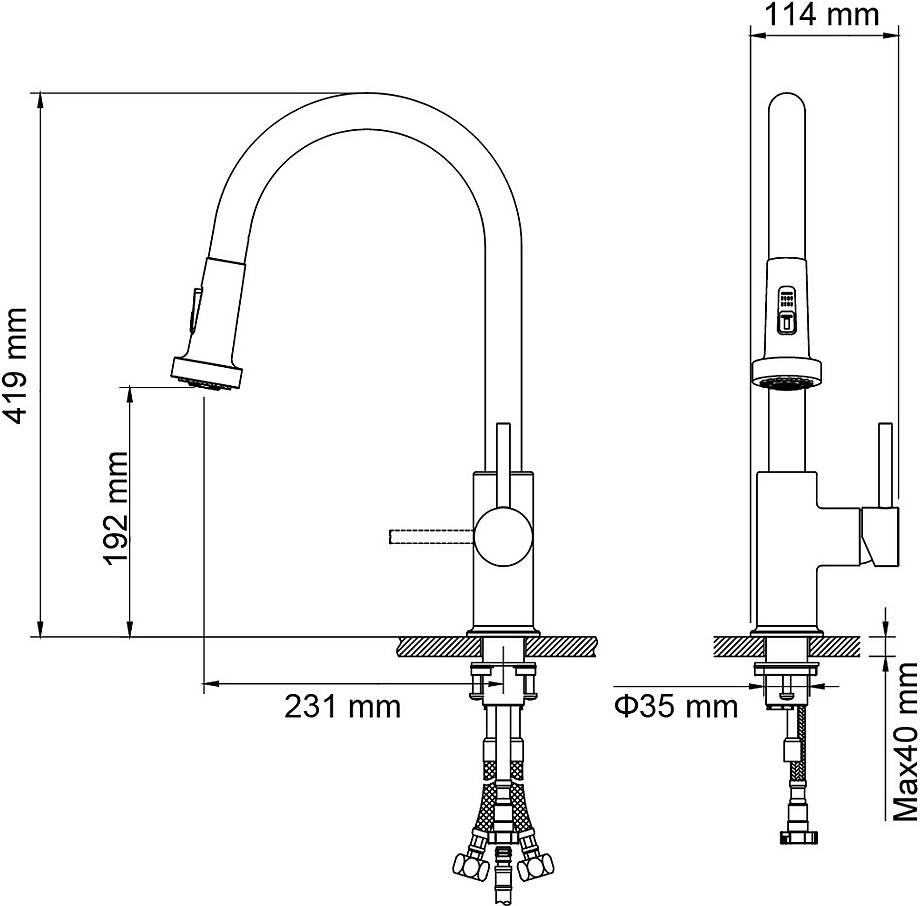 Смеситель для кухни Timo Saona 2316/00FL