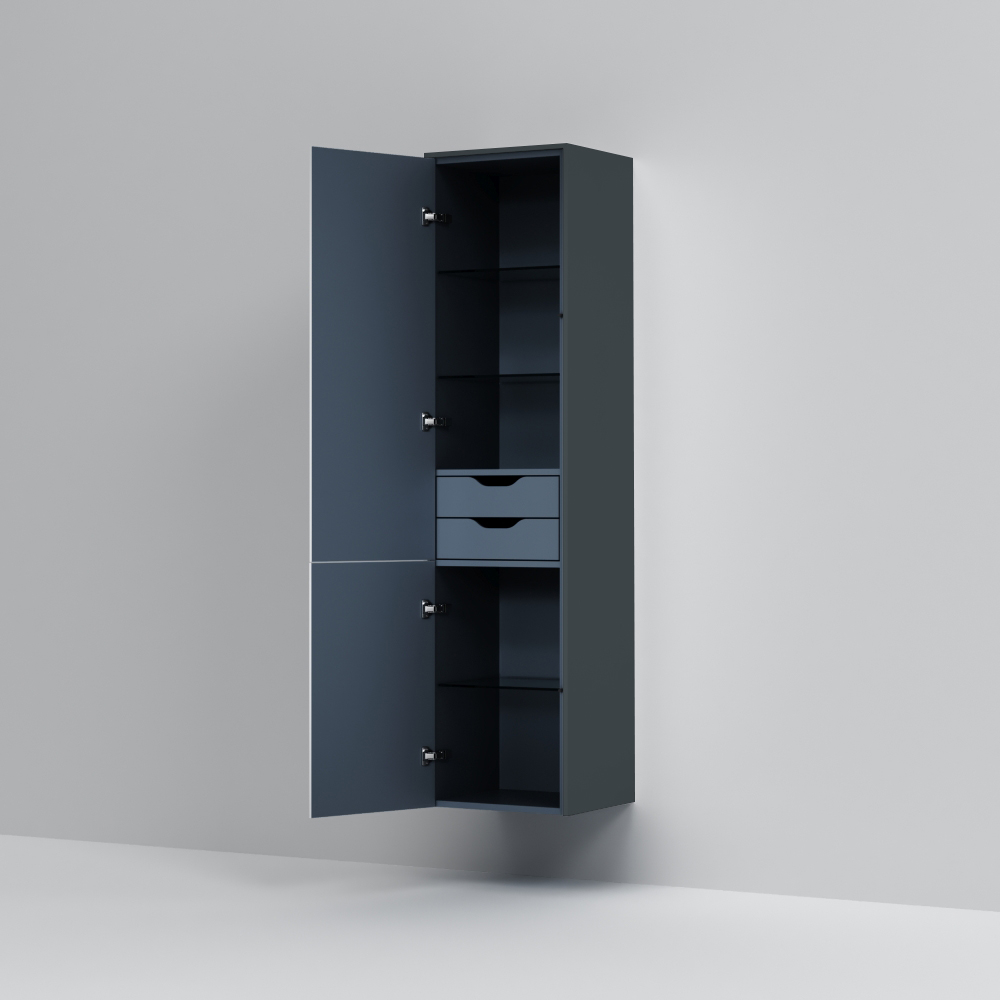 Шкаф-пенал подвесной AM.PM Inspire V2.0 40 см графит матовый
