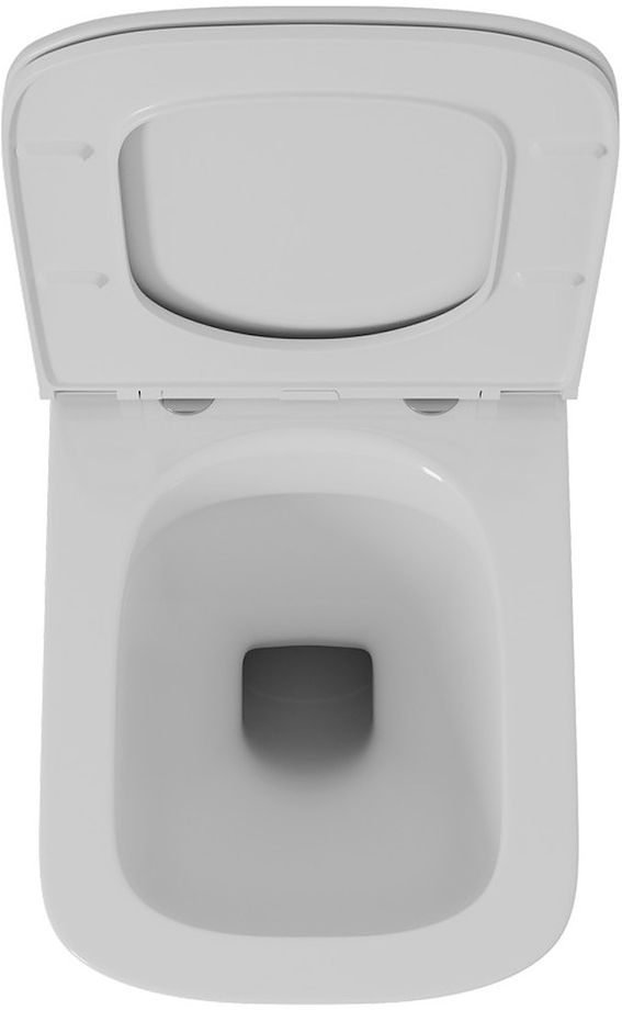 Унитаз подвесной D&K Quadro DT1516016 безободковый, белый