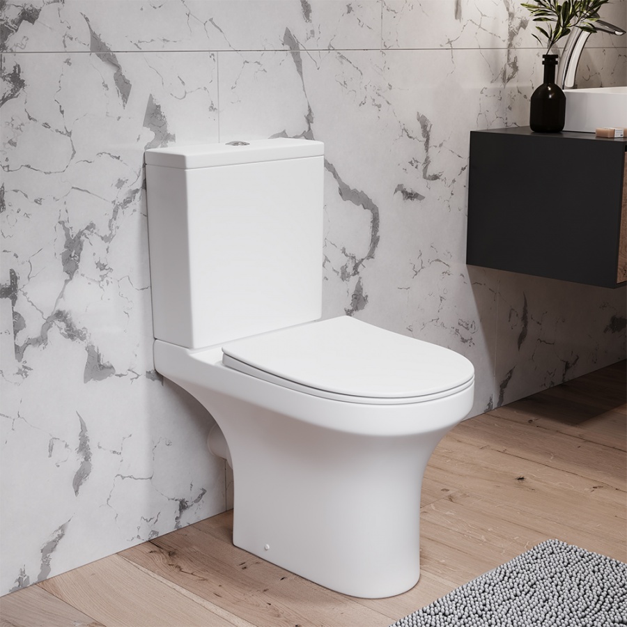 Унитаз-компакт AM.PM Skyline безободковый, с сиденьем микролифт