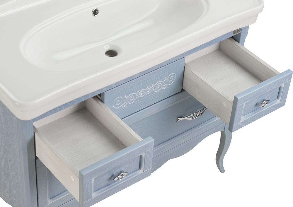 Мебель для ванной подвесная ASB-Woodline Модерн 105 рошфор