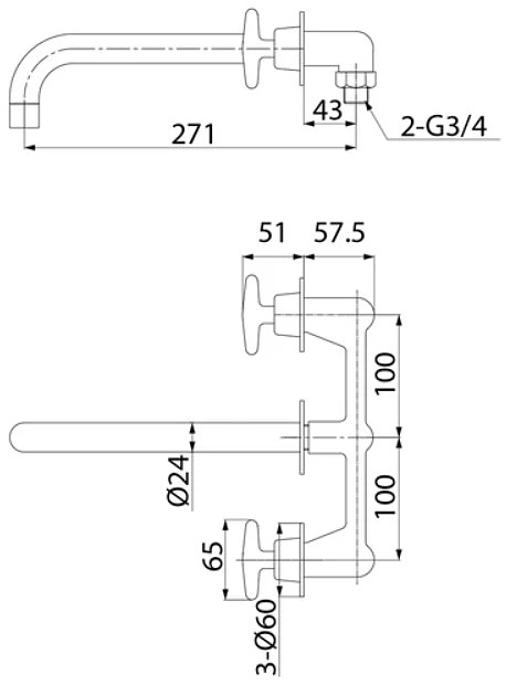 Смеситель для раковины Iddis Acros ACRSB00i65