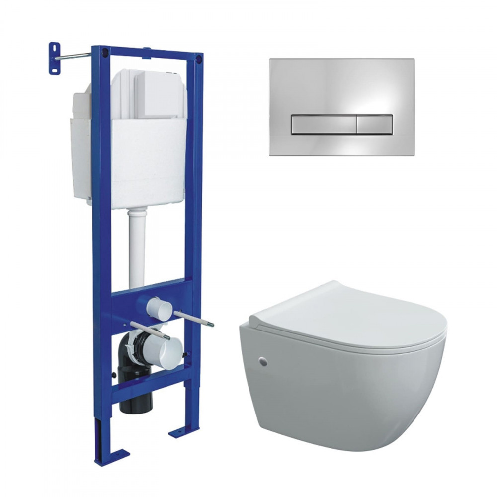 Система инсталляции с унитазом Berges ATOM Line 410 Okus 042447