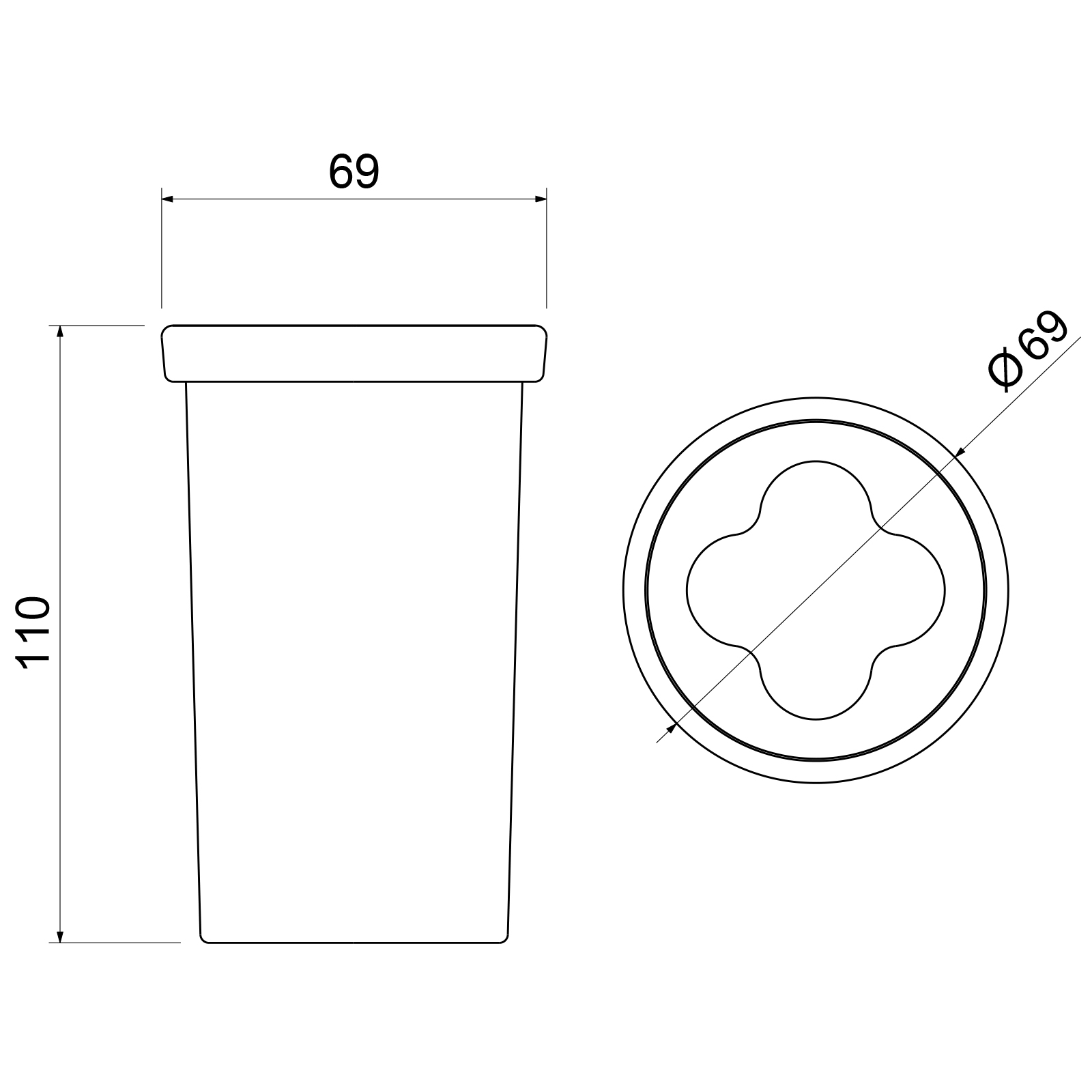 Стакан Timo Saona 13233/17