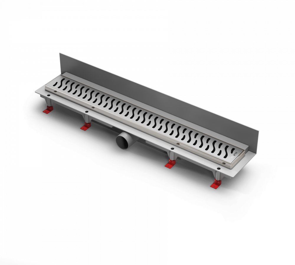 Водоотводящий желоб ALPEN-MCH Harmony CH750HN2 к стене с рамкой