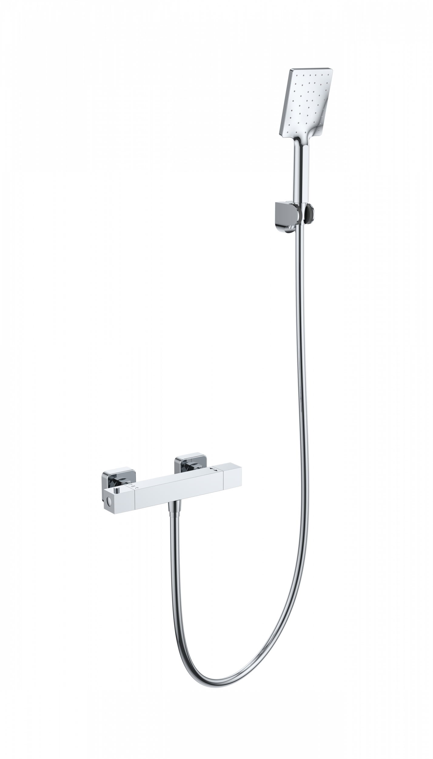 Смеситель для душа с термостатом WONZON & WOGHAND STAY 3, Хром WW-B2062-A-CR