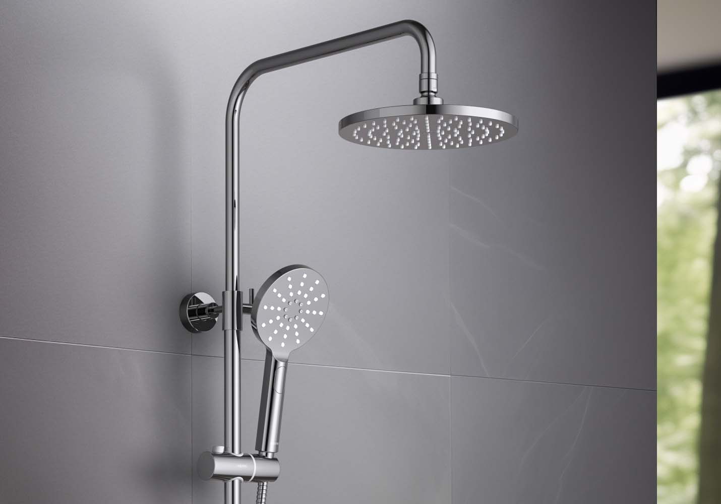 Термостатическая душевая система Aquatek Европа AQ2343CR