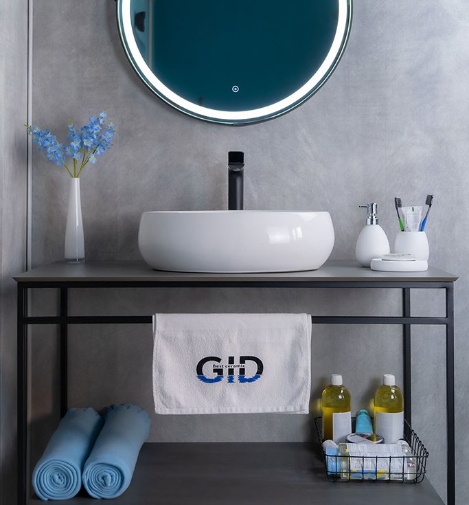 Раковина накладная Gid N9030b 48 см