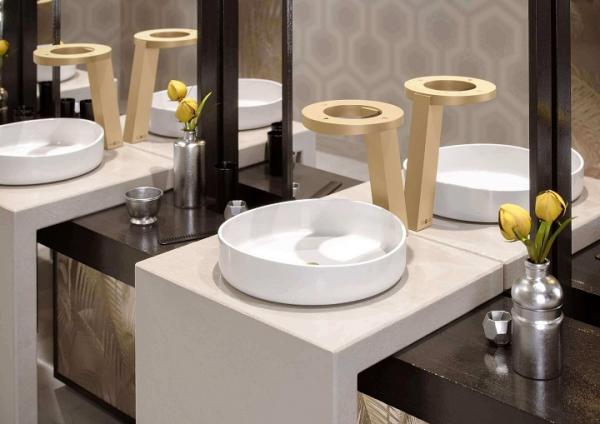 Сушилка с краном и дозатором мыла 3 в 1 Nofer Concept 3 01902.GD