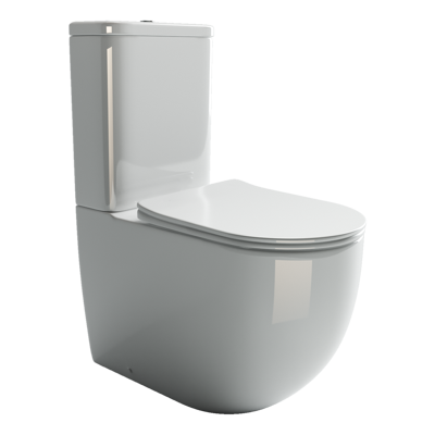 Унитаз-компакт Ceramica Nova Mia CN1801 с микролифтом, безободковый