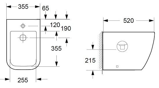 Биде напольное BelBagno Alpina BB10100B