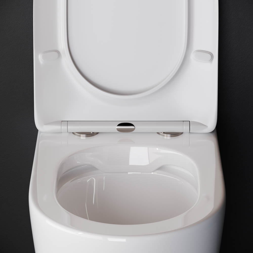 Унитаз приставной Ceramica Nova Highlight CN1812 с микролифтом, безободковый