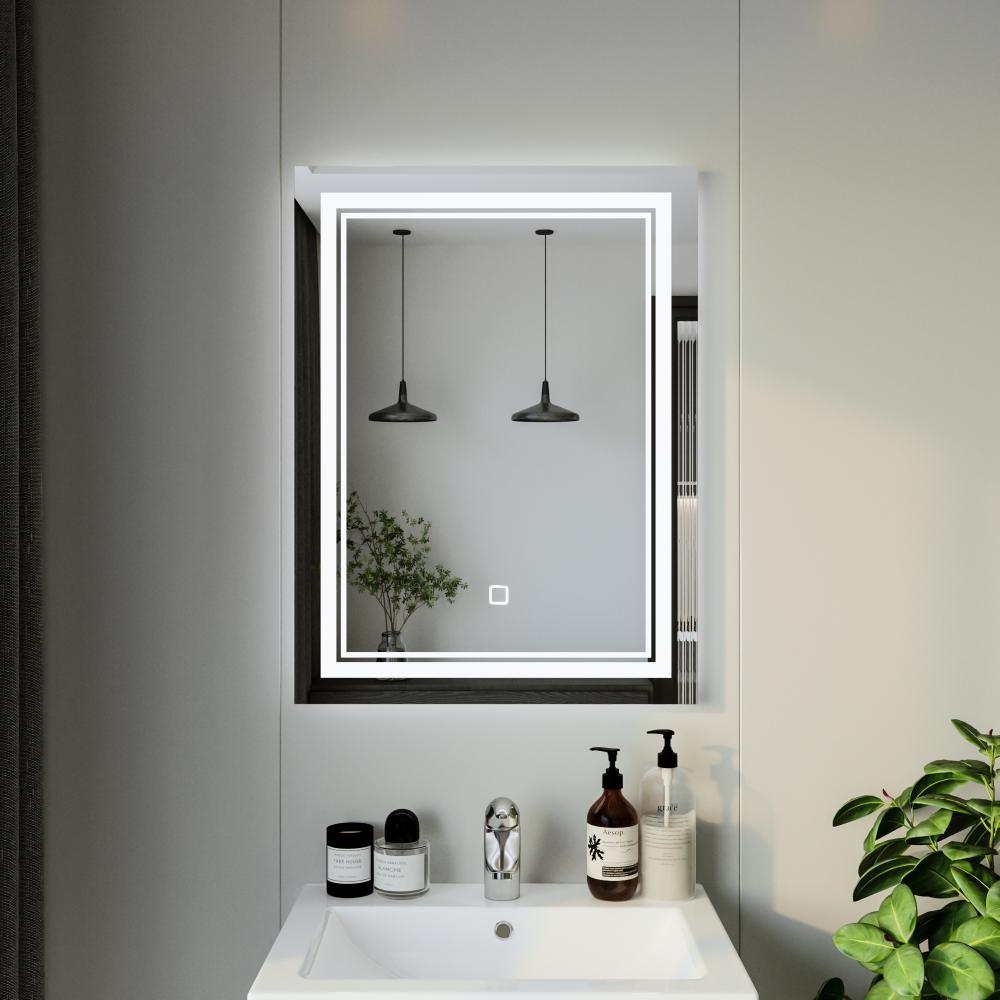 Зеркало Бриклаер Эстель-2 60 с подсветкой и электровыключателем