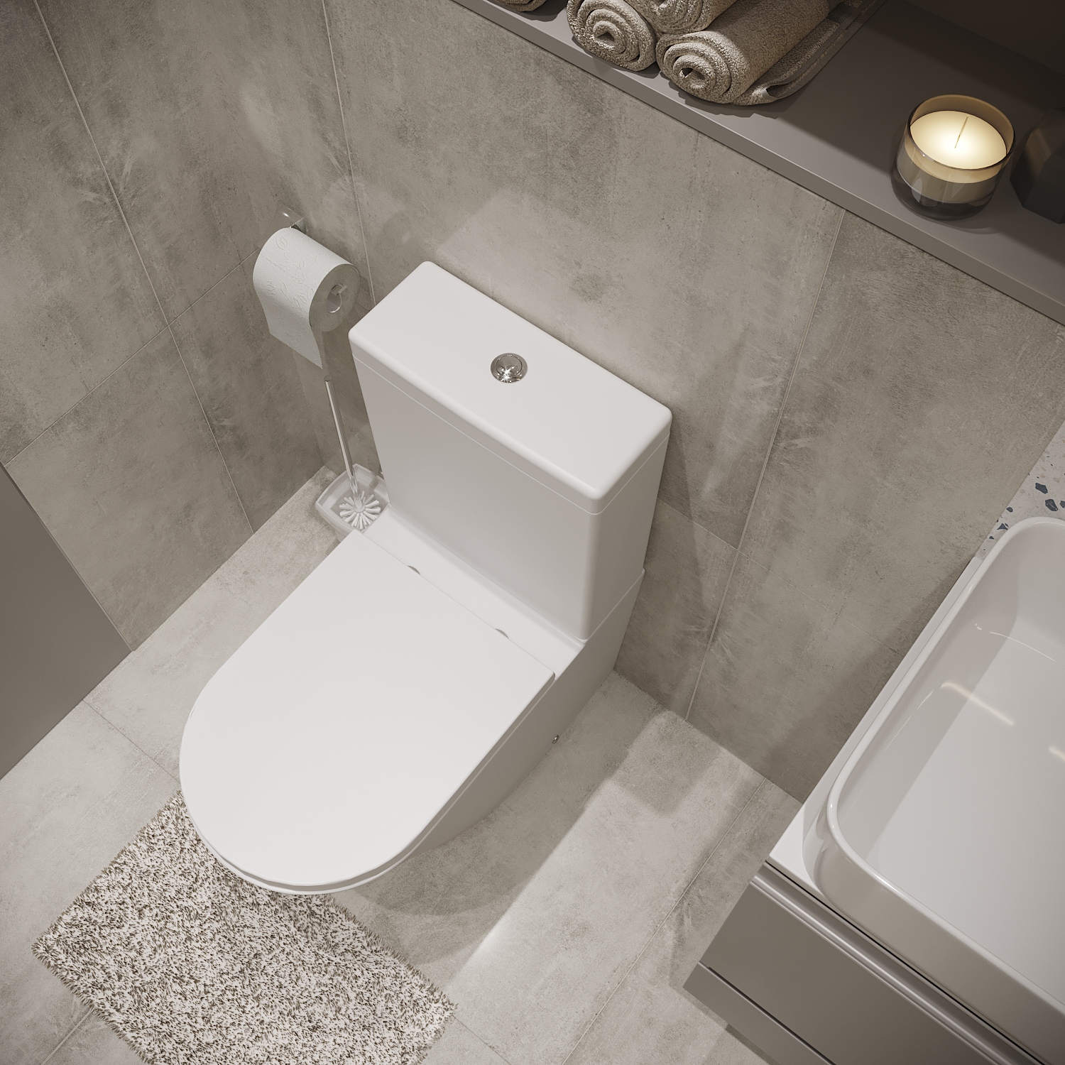 Напольный унитаз Lavinia Boho Biore Rimless 3304001R