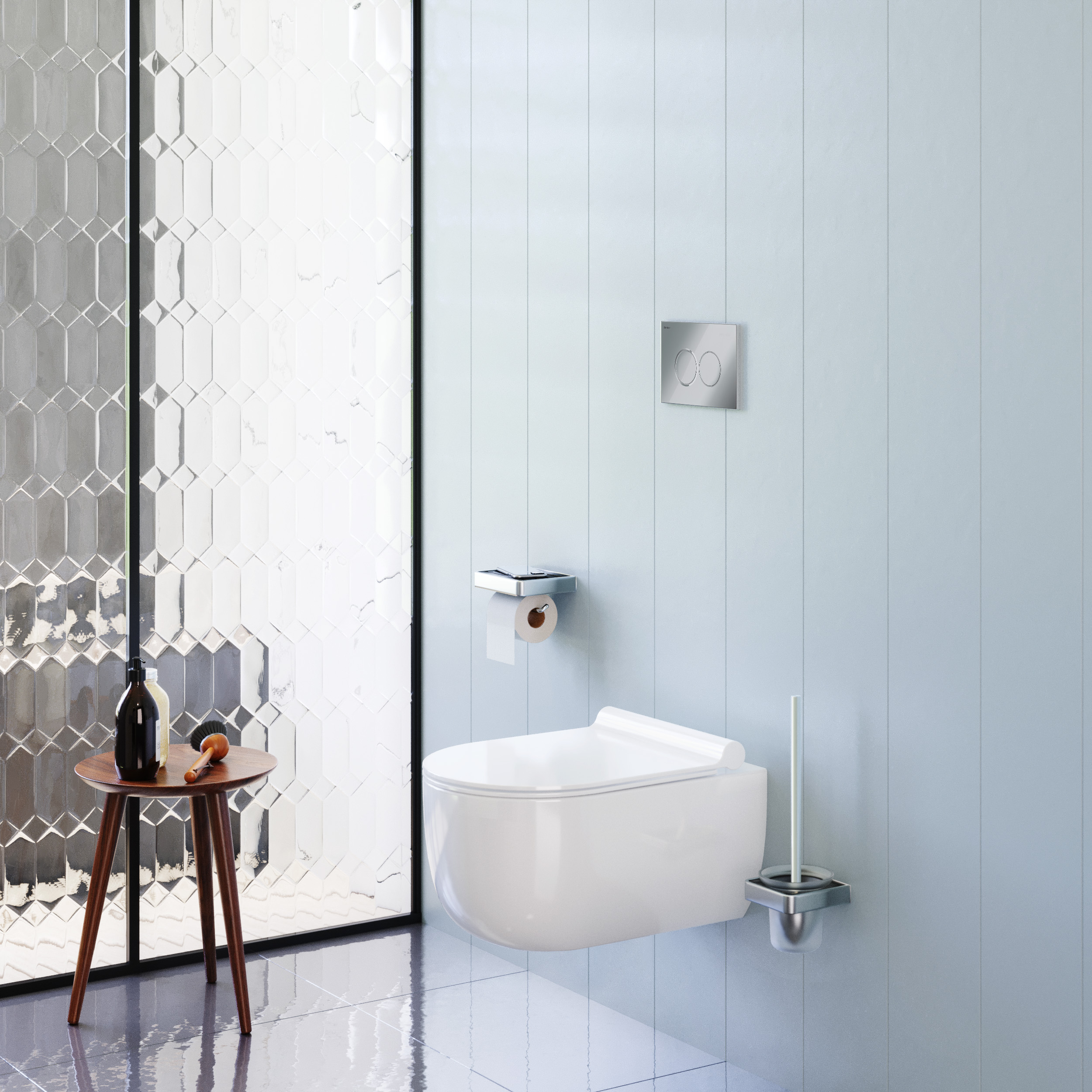 Унитаз подвесной AM.PM Scandinavian Pure сиденьем микролифт