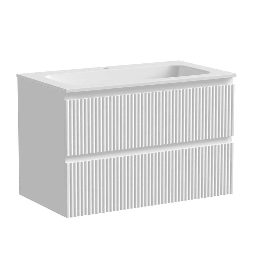Тумба под раковину Sancos Snob R 80 см, Bianco