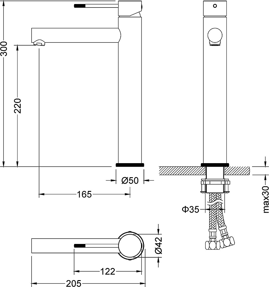 Смеситель для раковины Timo Saona 2311/00F