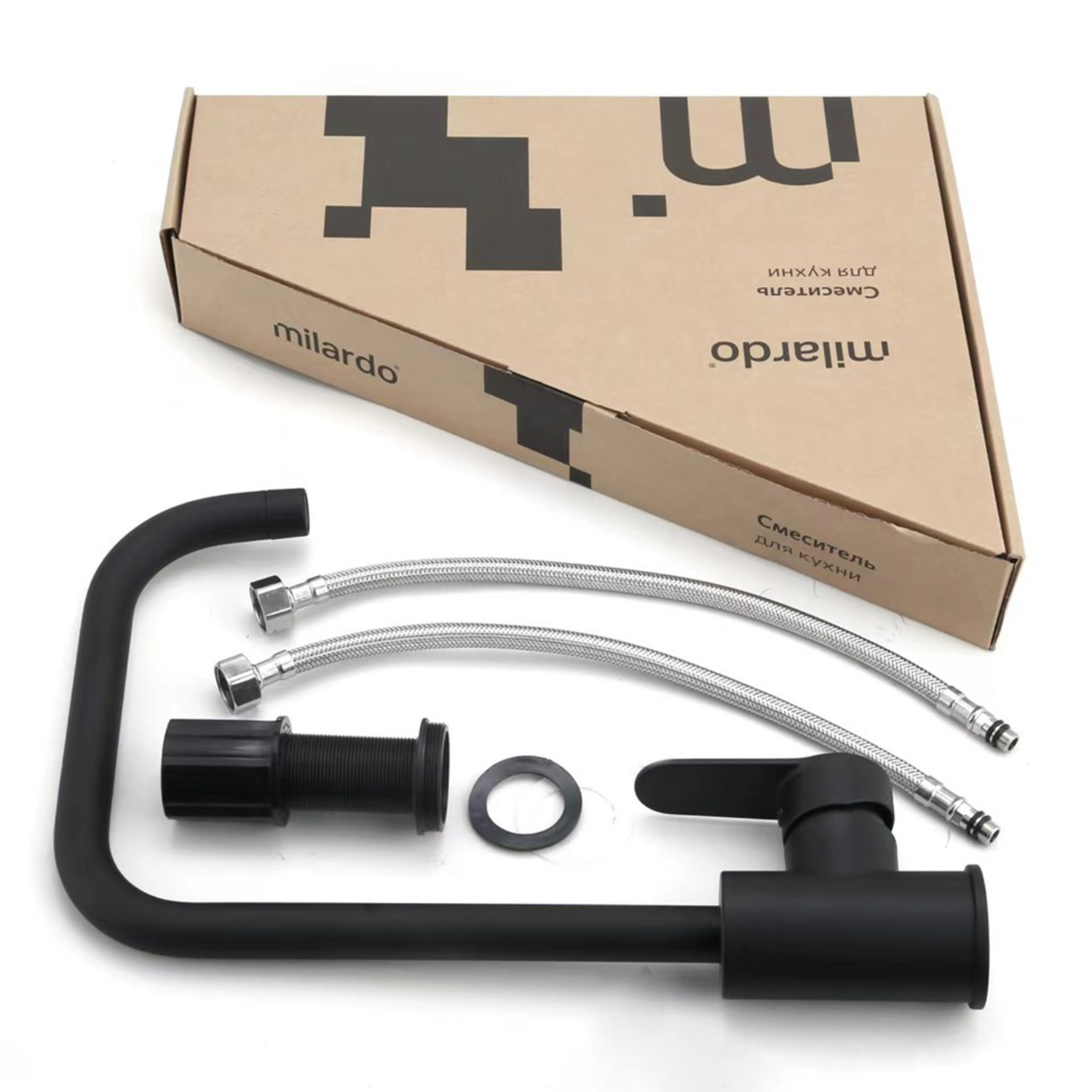 Смеситель для кухни Milardo Poli POLBLL0M05