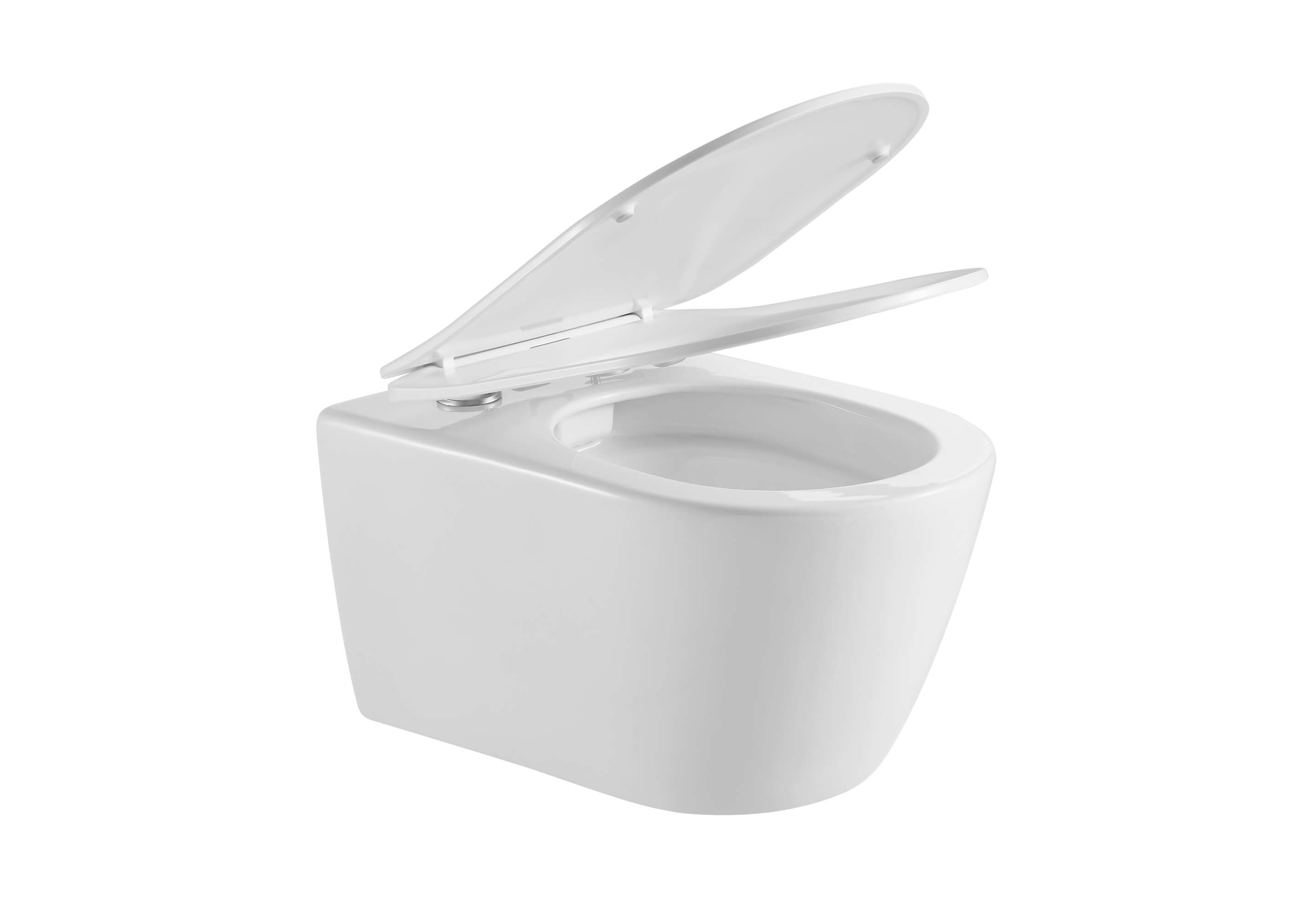 Унитаз подвесной безободковый Aquatek Бетта AQ1253W-00 с сиденьем Soft Close