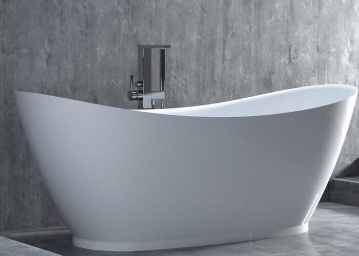Ванна из искусственного камня Salini Noemi 185x80 глянцевая