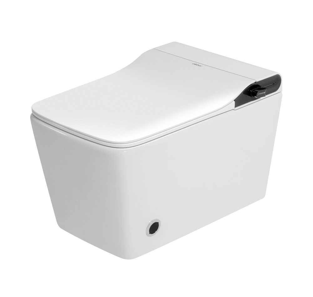 Электронный унитаз-биде Abber Rechteck AC1215S подвесной белый