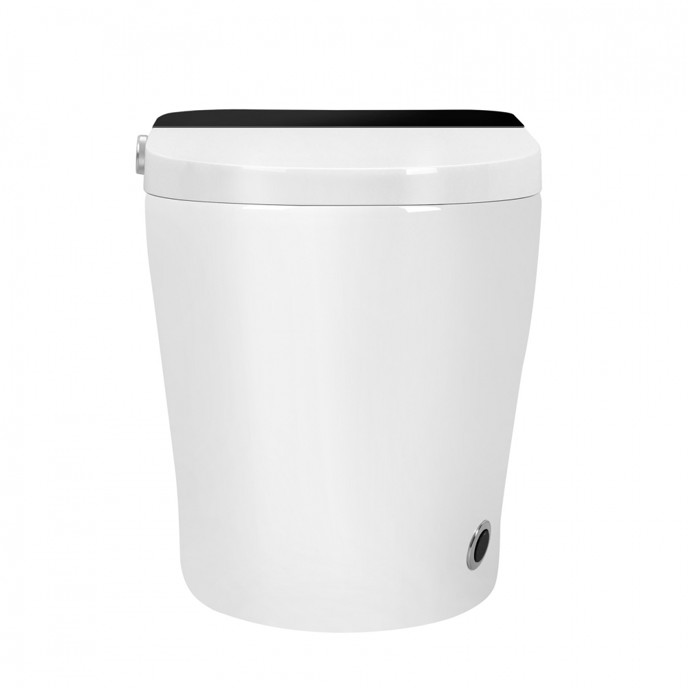 Электронный унитаз-биде Abber Bequem AC1116S приставной белый