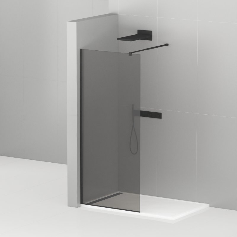 Душевая перегородка Cezares LIBERTA-L-1-100-GR-NERO