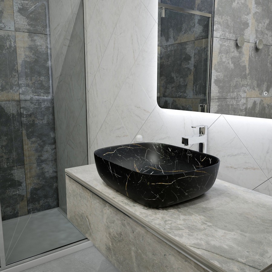 Раковина накладная Alpen Elegant ALP2450394 50 см