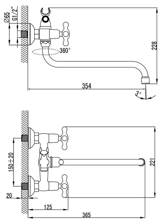 Смеситель для ванны Iddis Jeals JE2SBL0i10