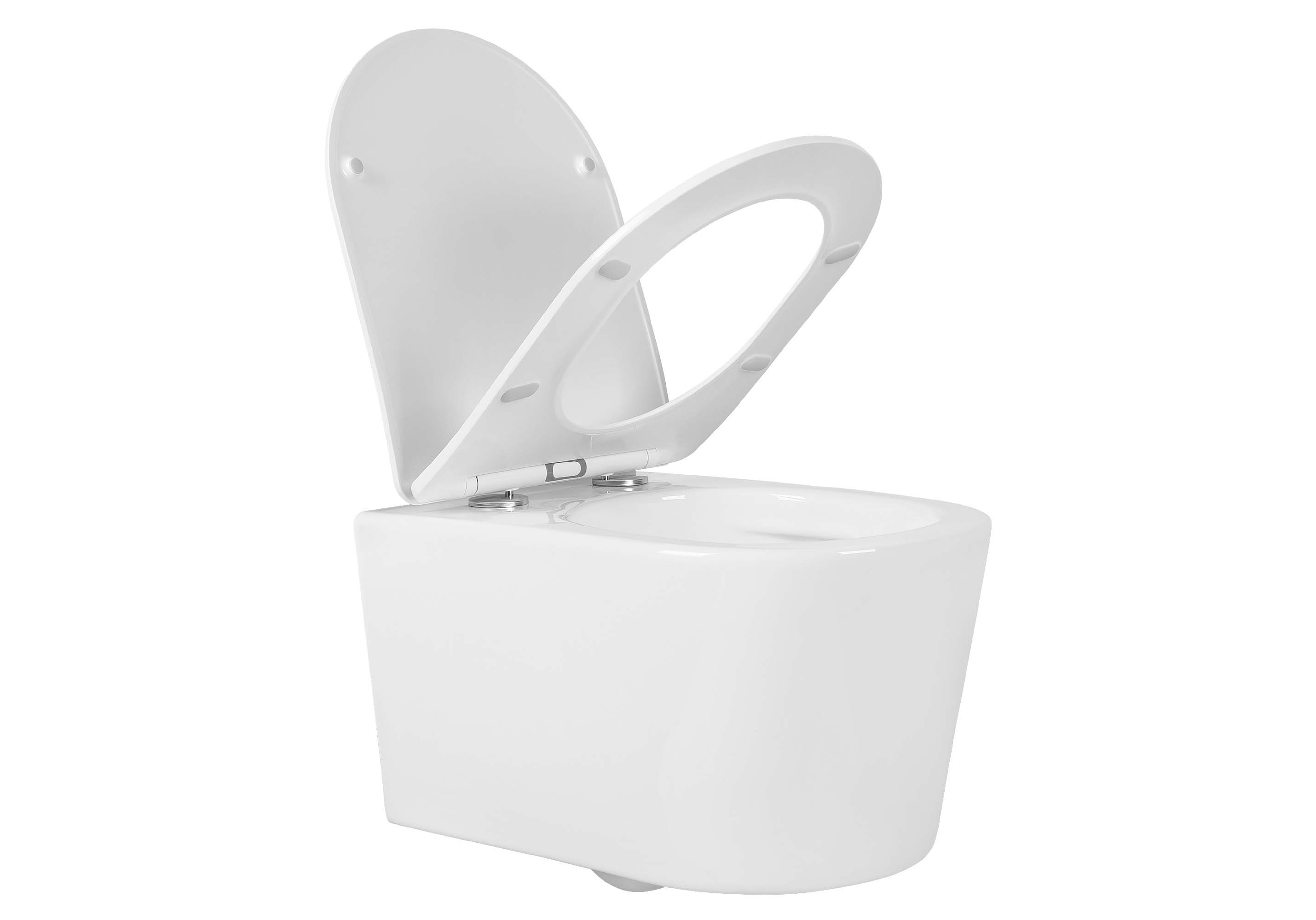 Унитаз подвесной безободковый Aquatek Оберон AQ1365T-00 с сиденьем Soft Close