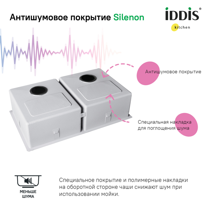 Мойка встраиваемая Iddis Edifice EDI75S2i77