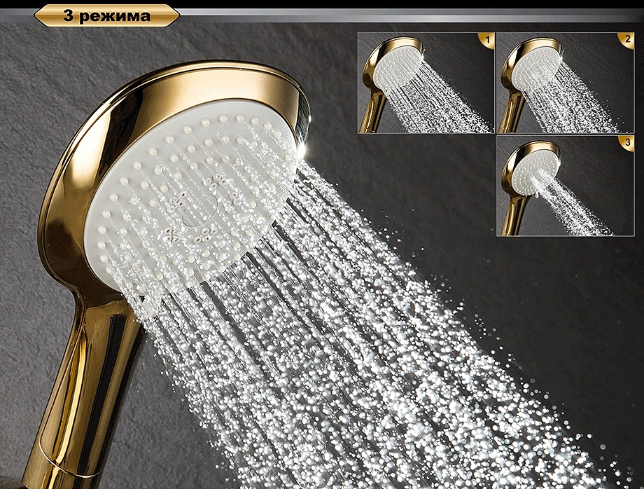 Смеситель для душа D&K Berlin Tourto DA1433103 золото