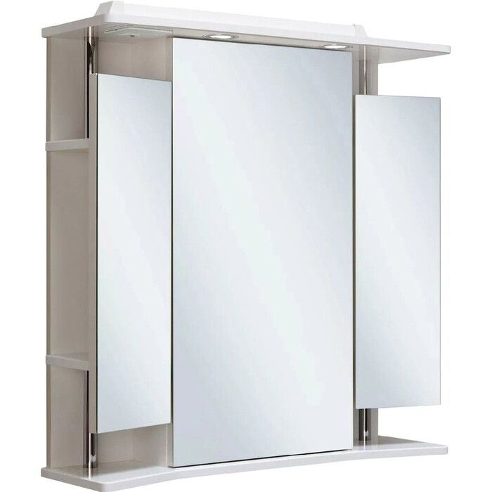 Зеркальный шкаф Runo Валенсия 75х80 правый, белый
