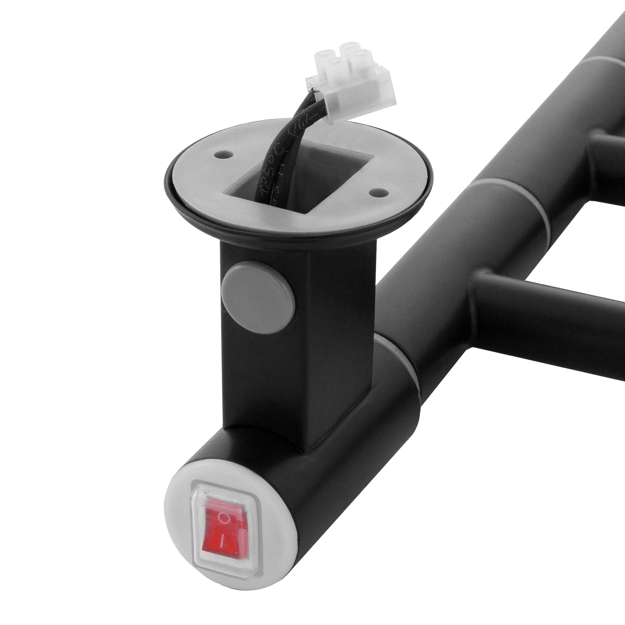 Электрический полотенцесушитель Energy Ergo2 P 1050x300 RAL 9005 (черный матовый)