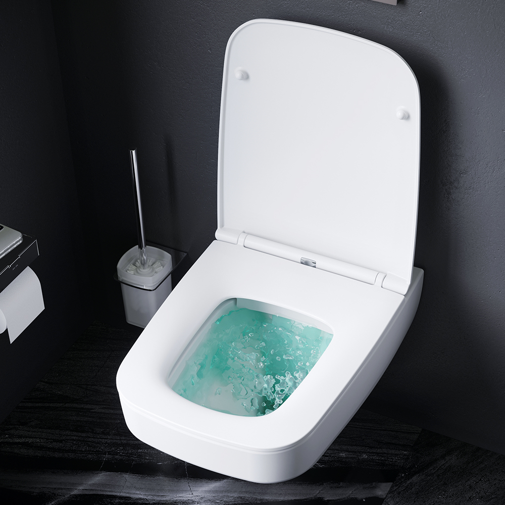 Унитаз подвесной AM.PM Inspire 2.0 безободковый, с сиденьем