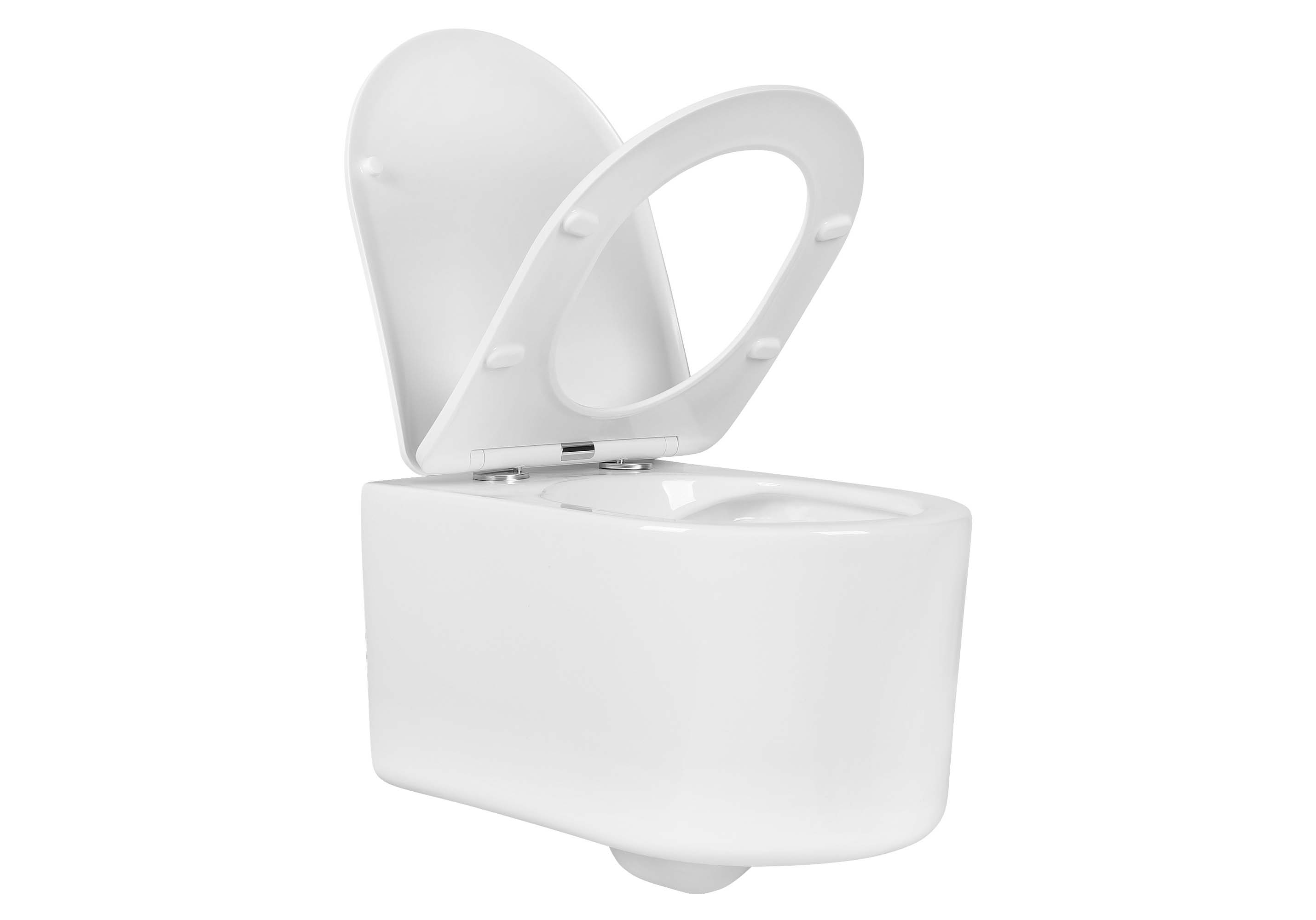 Унитаз подвесной безободковый Aquatek Мия AQ2004-00 с сиденьем Soft Close