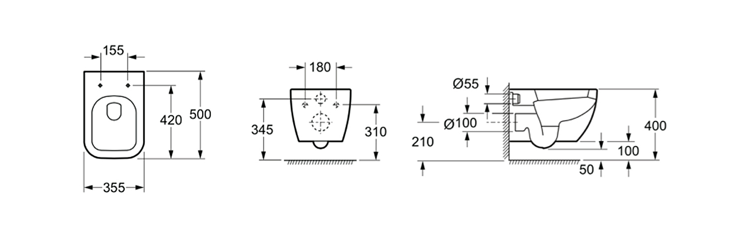 Подвесной унитаз Lavinia Boho One 33020020