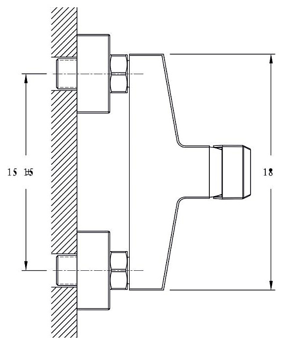 Смеситель для ванны с душем Rush Thira TR3635-63