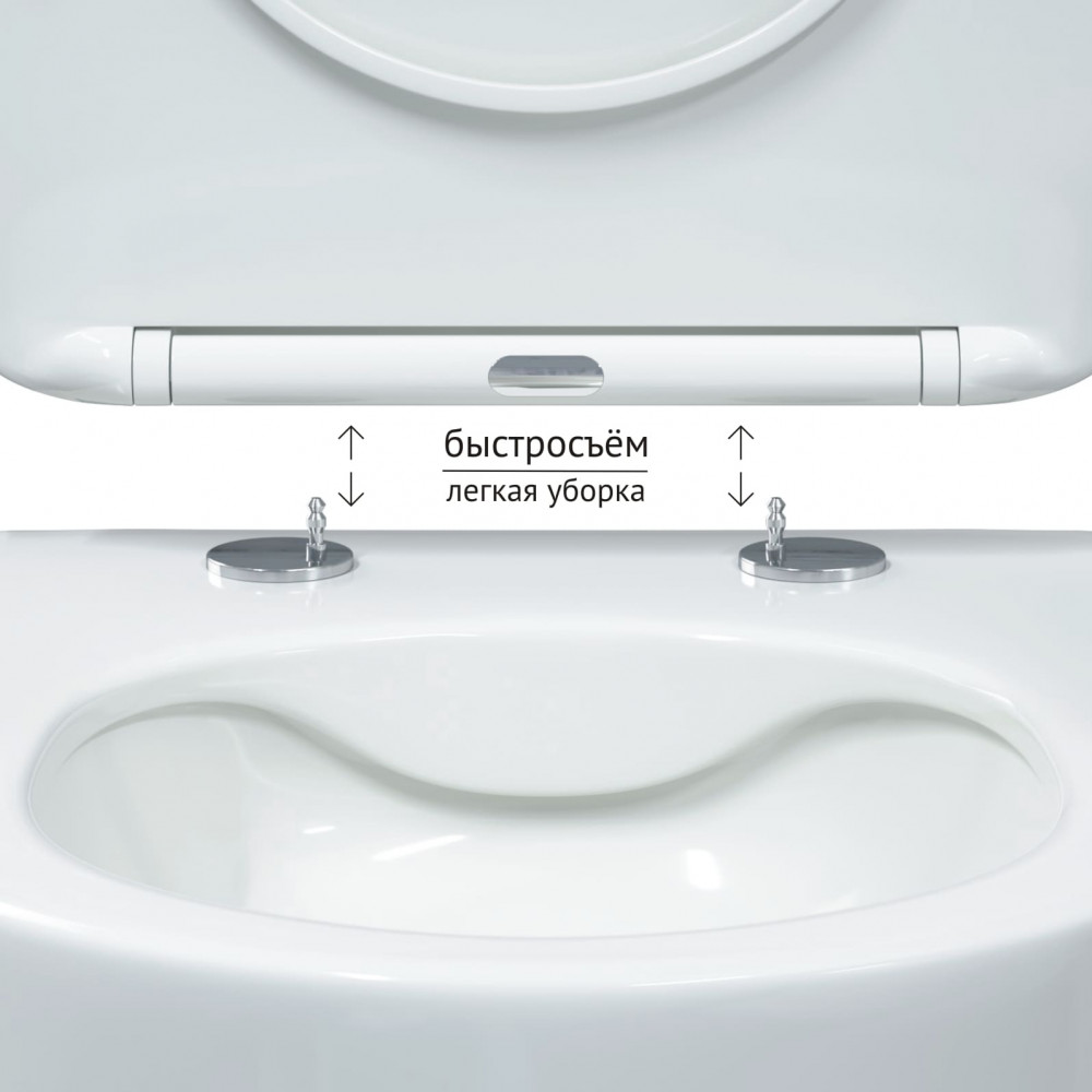 Унитаз подвесной Berges Ventas Rimless 082135 безободковый, белый